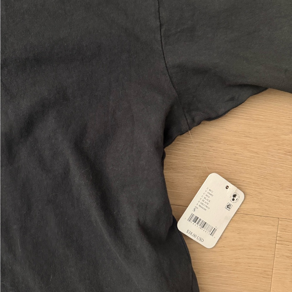 NWT FP Movement by Free People Black Short Sleeve Tee - Picture 2 of 5